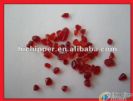 Colored glass granule-red